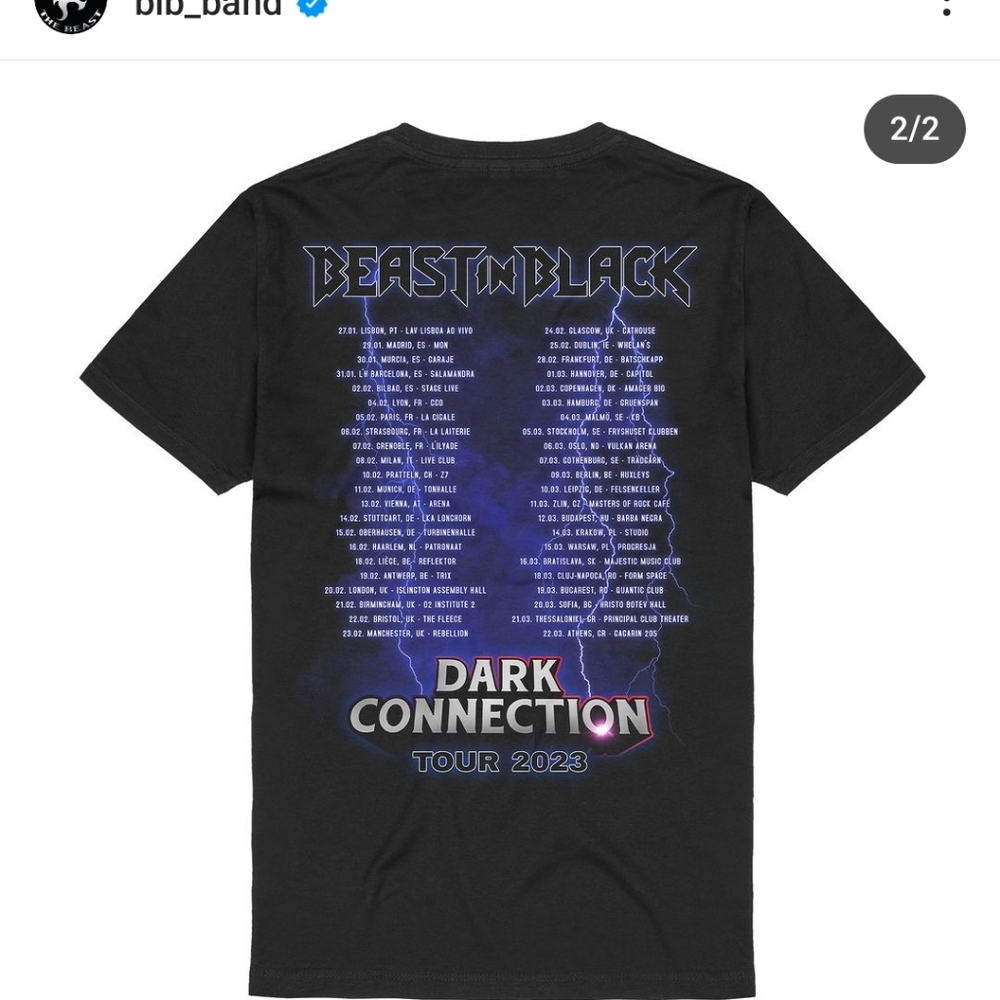 ISO BiB tour merch